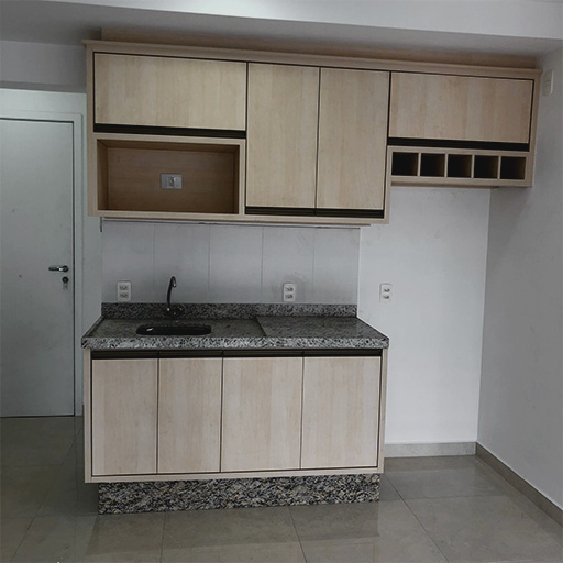 Cozinha Planejada de Luxo e Acabamento Moderno